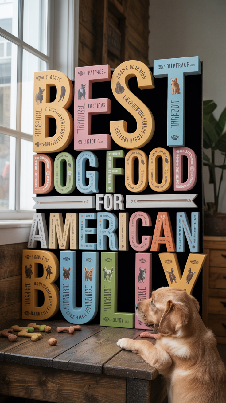 Best Dog Food For American Bully