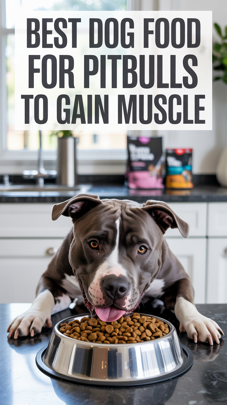 Best Dog Food For Pitbulls To Gain Muscle