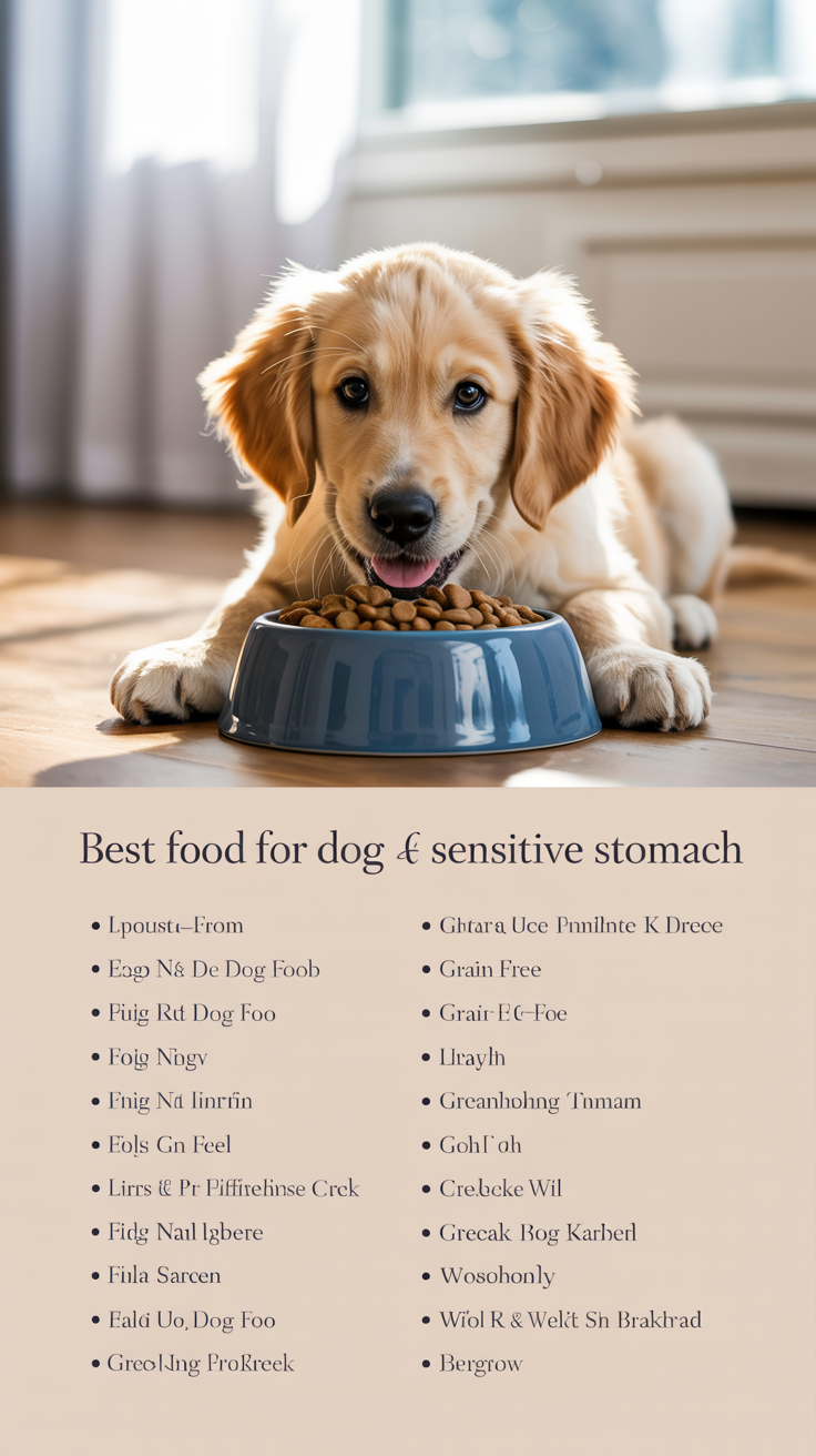 Best Food For Dog With Sensitive Stomach