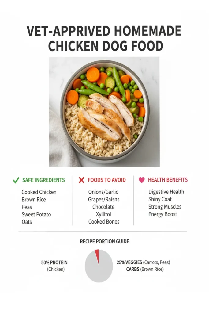 Homemade Chicken Dog Food Recipes Approved by Veterinarians